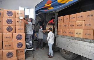 Kayseri Büyükşehir’den Kastamonu’ya 1 tır...