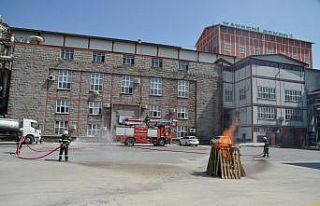 Kayseri Şeker’de acil durum ve yangın tatbikatı