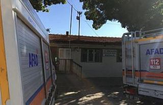 Kayseri’deki depremin ardından ekiplerin çalışması...