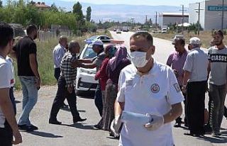 Kaza anı güvenlik kamerasında: Otomobilini gören...