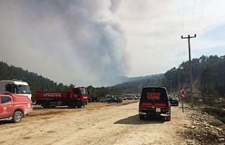 Kdz. Ereğli itfaiye ekibi, Manavgat’ta özveriyle...
