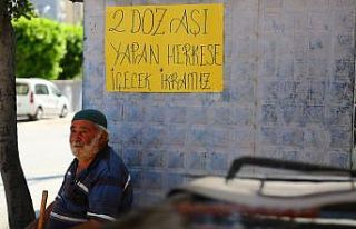 Kebapçıdan ilginç aşı teşviki
