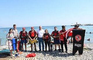 Kemer’de su altı temizliği