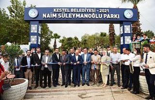 Kestel’de Naim Süleymanoğlu Parkı hizmete açıldı