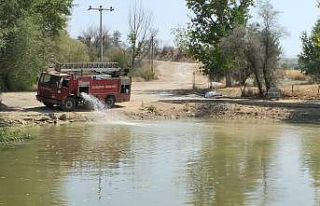 Kınalı koçlar için 200 tanker su taşıdılar