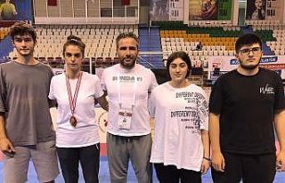 Kırcaoğlu, Türkiye Taekwondo Şampiyonasında üçüncü...