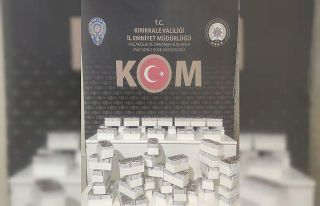 Kırıkkale’de 19 bin makaron ele geçirildi