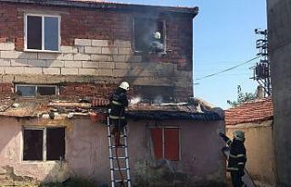 Kırklareli’de metruk binada yangın