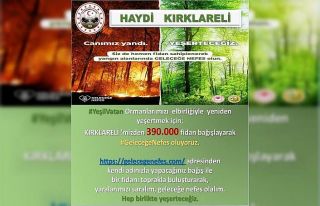 Kırklareli’nde fidan kampanyası başlatıldı