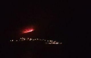 Kıyıkışlacık Gürçamlar bölgesinde orman yangını...