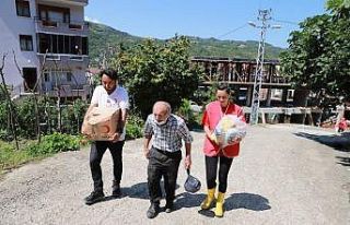 Kızılay tarafından, bin 91 gönüllü ve uzman...