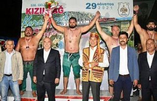 Kızıldağ Karakucak Güreşleri’nde Başpehlivan...