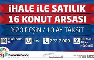 Kocasinan’dan yüzde 20 peşin, 10 ay taksitli yatırım...