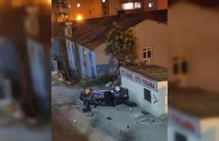 Kontrolden çıkan otomobil takla attı: 1 yaralı
