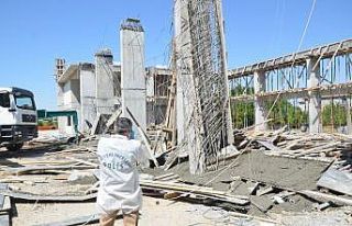 Konya’da beton dökerken kalıp çöktü: 3 yaralı