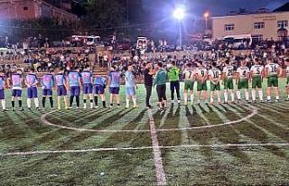 Köy turnuvasında final maçına yoğun ilgi