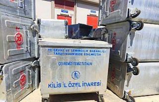 Köylere 447 adet çöp konteyneri hibe alındı