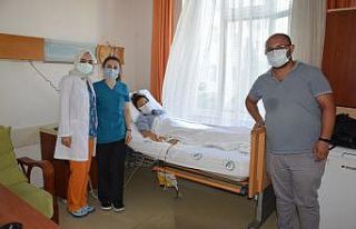 Kritik müdahale ile anne yaşama tutundu