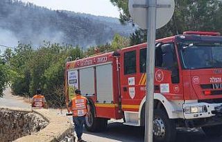 Kudüs’te orman yangını