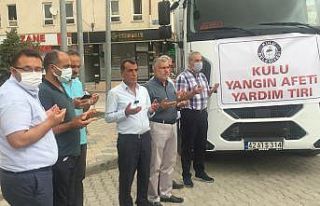 Kulu’dan Manavgat’a yardım
