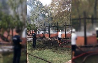 Kumluca Adrasan’da otel yangını korkuttu