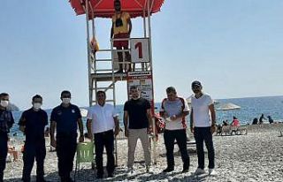 Kumluca’da yüzme alanları denetlendi