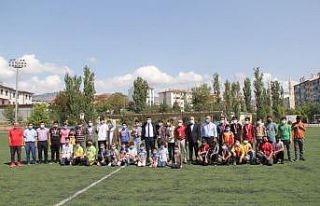 Kur’an kursu öğrencilerini futbol turnuvası sona...