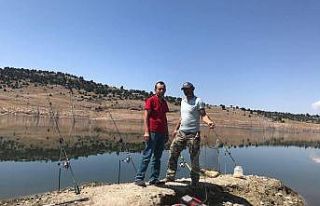 Kureyşler barajında su ürünleri denetimi