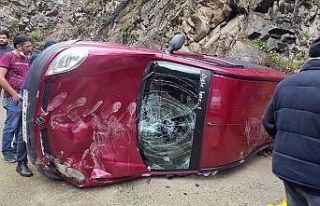 Kürtün’de trafik kazası: 2 yaralı