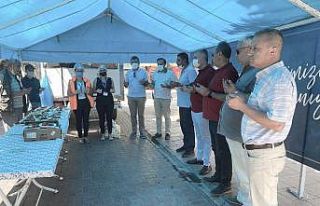 Kuşadası Belediyesi görev şehitlerini unutmadı