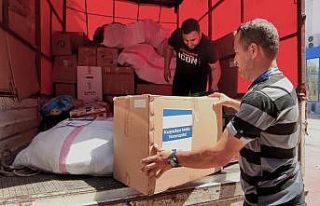 Kuşadası halkından yangından zarar görenlere...