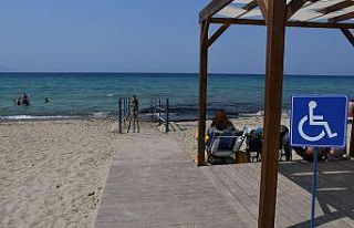 Kuşadası plajlarında engelli rampalarının sayısı...
