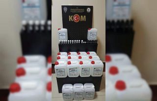 Kuşadası’nda kaçak içki operasyonu