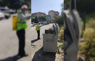 Kütahya’da haşere ile mücadele