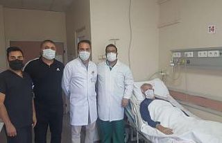 Kütahya’da riskli hastaya başarılı böbrek ameliyatı