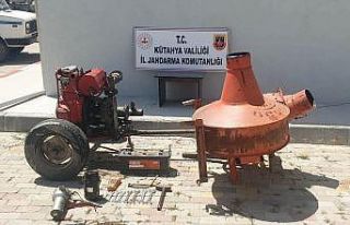 Kütahya’da su motoru ve malzeme hırsızlığına...