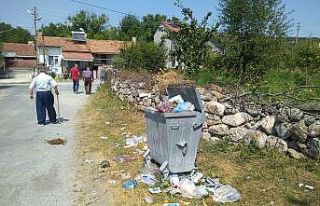 Kütahya’nın İnli köyü sakinlerinin çöp isyanı