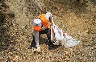 Kuyucak’ta ormanlık alanlarda temizlik çalışması...