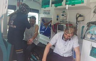 LPG’li otomobil bomba gibi patladı: 3 yaralı