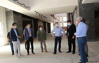 Maden ve Arkeoloji Müzesi inşaatını incelediler