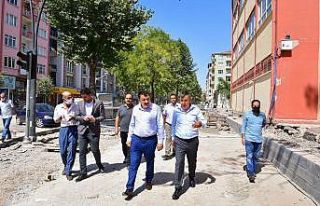 Malatya’da Sivas Caddesi baştan aşağı yenileniyor