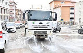 Mamak Belediyesi ilçe genelinde temizlik ve tadilat...