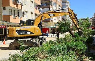 Manavgat Belediyesi’nden cadde düzenlemesi
