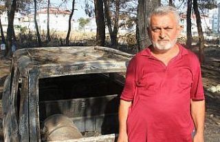 Manavgat merkezdeki ilk yangın böyle başladı