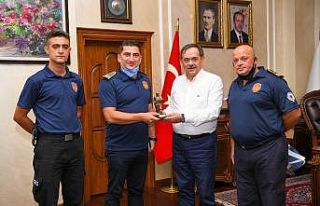 Manavgat’a giden SBB itfaiye ekipleri döndü