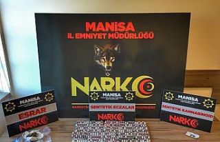 Manisa’da 10 adrese eş zamanlı uyuşturucu operasyonu
