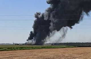 Mardin’de plastik fabrikasında çıkan yangın...