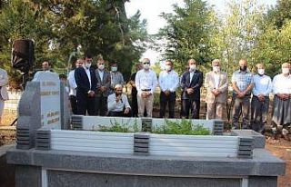 Mehmet Yavuz mezarı başında anıldı