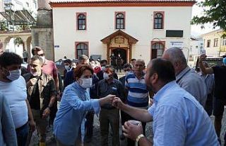 Meral Akşener, afet bölgesini ziyaret etti