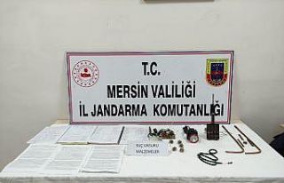 Mersin’de kaçak kazı yaparken suçüstü yakalandılar